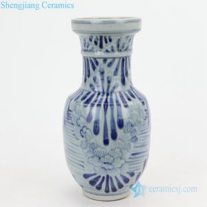 RZQJ03  Jingdezhen China hand painted flower porcelain vase