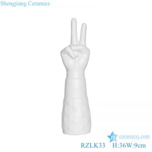 RZLK33  winner shape vase  ceramic