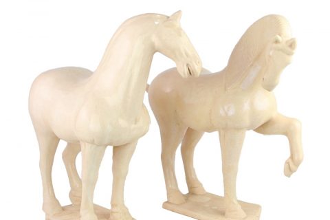 RZLN05 pottery horse ceramic figurine