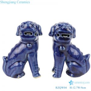 RZQW04 Chinese foo DOG shape ceramic