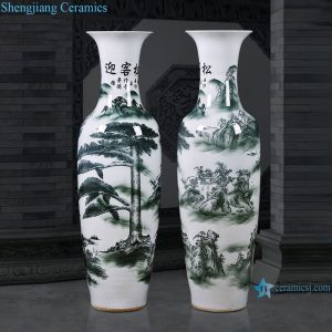 RZRi76-A Jingdezhen Ceramic floor vase living room home decoration