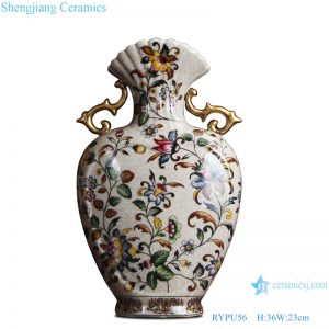 RYPU56 Chinese famille rose ceramic & porcelain vases home furniture dining room table sets