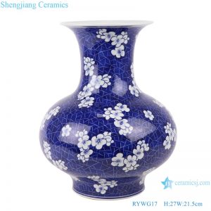 RYWG17 Jingdezhen Porcelain Factory hand-painted ice plum jade Huchun flower pots & planters