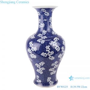 RYWG25 free shipping Chinese blue and white ceramic & porcelain vases home furniture floor vases