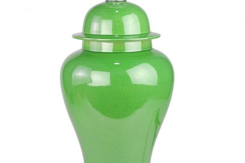 RZRV46-B Green color glaze ceramic modern style table lamps