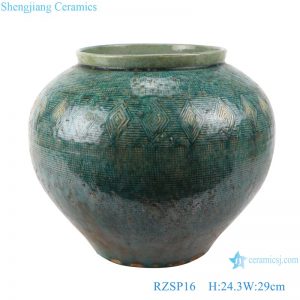 RZSP016 Jingdezhen modern creative handmade vase home TV counter decoration vase new Chinese pottery vase
