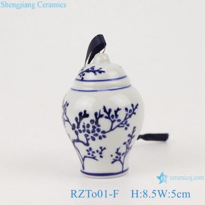 RZTo01-F Blue&white flower design small general pot pendant