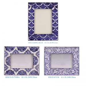 RXCE series blue and white porcelain photo frame