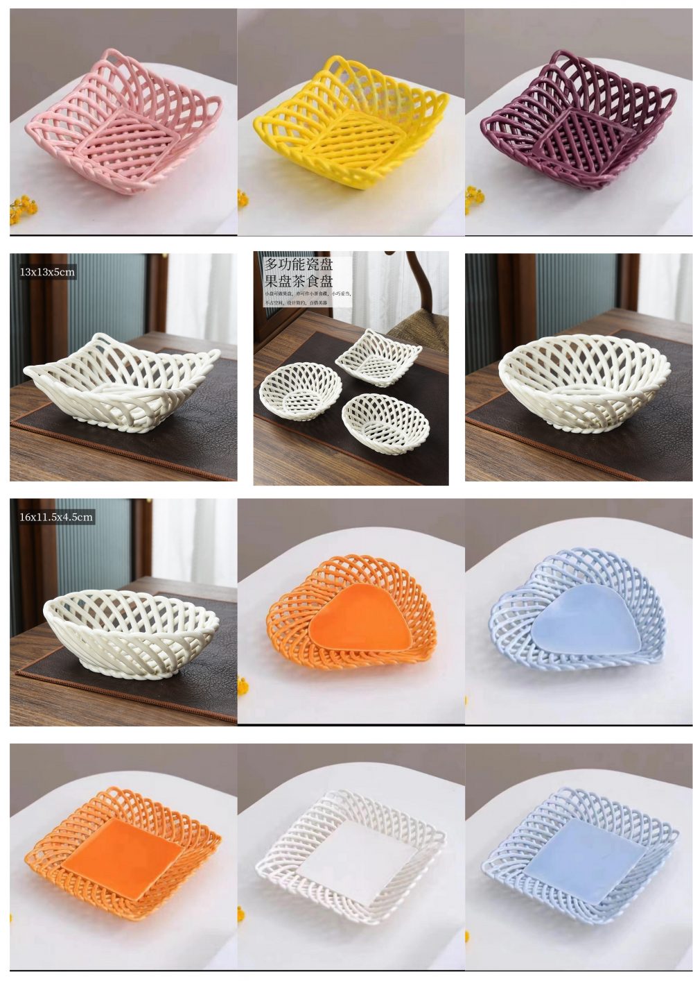 Colorful preparation of ceramic products