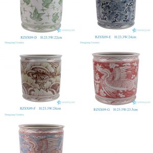 RZSX09 series Jingdezhen design exquisite home decoration storage ceramic jar