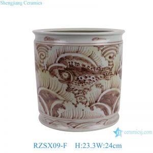RZSX09-F Jingdezhen design exquisite home decoration storage ceramic jar