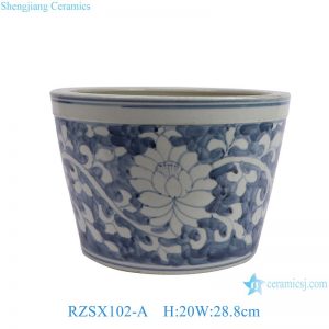 RZSX102-A Innovative and beautifully designed hand-painted decorative ceramic flower pots