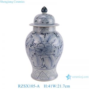 RZSX105 series Jingdezhen Creative hand-painted high quality ceramic jar with lid