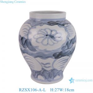 RZSX106- A-S-L Hand Painted Modern Home Decor Storage Jar Ceramic Jar