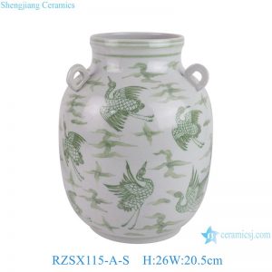 RZSX115-A-S-L Jingdezhen hand-painted home decoration ceramic jar