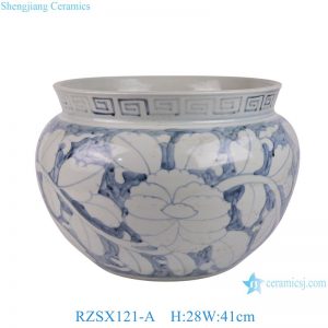 RZSX121-A High quality hand-painted flower home decoration ceramic pot