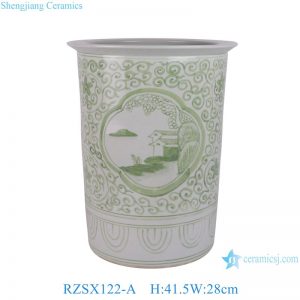 RZSX122-A Jingdezhen high quality ceramic hand-painted ceramic pen holder vase for home decoration