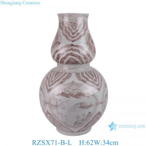 RZSX71-B-L Jingdezhen hand-painted animal ceramic picture ceramic jar