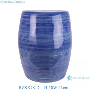 RZSX78-D Creative Hand Painted Garden Decoration Ceramic Home Garden Stool