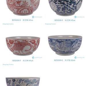 RZSX88 series Jingdezhen High quality ceramic hand-painted large pot