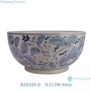 RZSX88-H Hand-painted Landscape Figures Home Decoration Vat