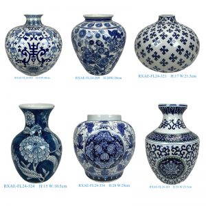 RXAE series Cheap Hot Sale Blue and White Porcelain Vase Home Decor