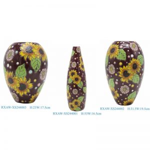 RXAW-XS244001-3 Chinese style porcelain decal home decoration ceramic vase