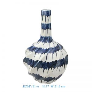 Blue White Nordic Handmade Ceramic Crafts Porcelain Ornaments