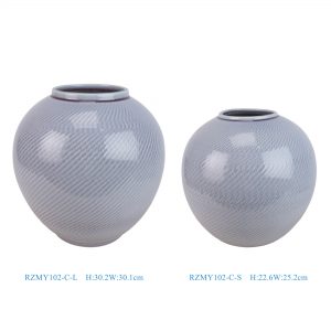 RZMY102-C-LS  New Nordic Blue and Purple Porcelain Vase Flower Pot Vessel for Home Decor Wedding
