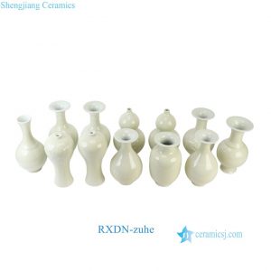 RXDN Elegant Delicate Mini Porcelain Vases for Minimalist Wedding Interior Design and Desktop Decoration Pieces