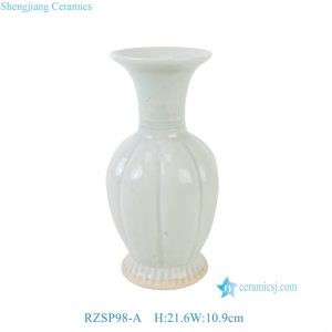 RZSP98-A Jingdezhen Antique Celadon Melon-shaped Bottle Ceramic Vase
