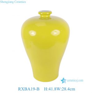 RXBA19-B  Yellow Plum Jar